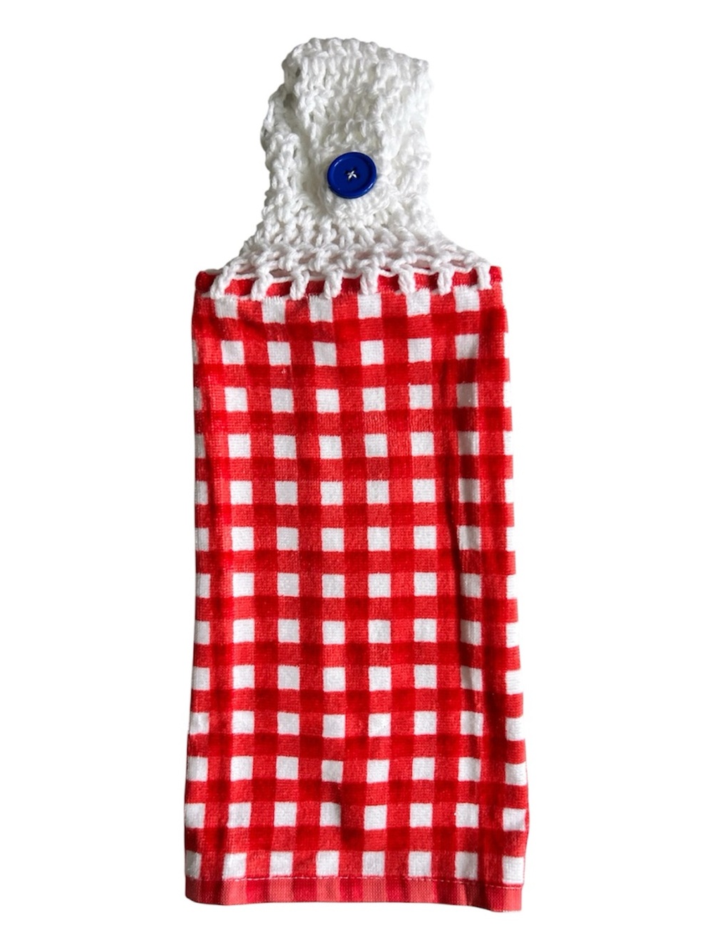 Hand Crafted Crochet Top Hanging Kitchen Hand Towel